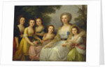 Portrait of Countess Anna Stepanovna Protasova with her Nices, 1788 by Anonymous