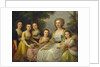Portrait of Countess Anna Stepanovna Protasova with her Nices, 1788 by Anonymous
