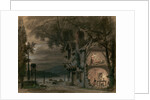 Set design for opera Rigoletto by Giuseppe Verdi. Paris, Théâtre national de lOpéra, 1885 by Anonymous