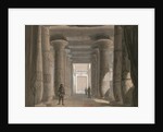 Set design for opera Aida by Giuseppe Verdi. Théâtre de lOpéra, Cairo, 1871 by Anonymous