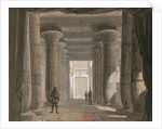 Set design for opera Aida by Giuseppe Verdi. Théâtre de lOpéra, Cairo, 1871 by Anonymous