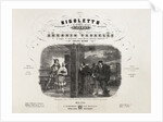 Cover of the first edition of the vocal score of opera Rigoletto by Giuseppe Verdi, 1852 by Anonymous