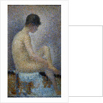 Model in profile, 1887 by Anonymous