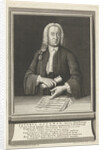 Portrait of the Composer Jacob Nozeman, 1745 by Anonymous