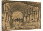 Set design for opera Macbeth by Giuseppe Verdi. Paris, Théâtre-Lyrique, 21.04.1865, 1865 by Anonymous