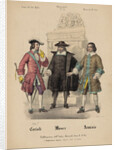 Costume design for the opera I masnadieri by Giuseppe Verdi, 1847-1848 by Anonymous