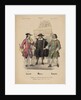 Costume design for the opera I masnadieri by Giuseppe Verdi, 1847-1848 by Anonymous