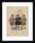 Costume design for the opera I masnadieri by Giuseppe Verdi, 1847-1848 by Anonymous