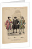 Costume design for the opera I masnadieri by Giuseppe Verdi, 1847-1848 by Anonymous