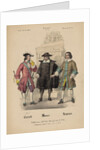 Costume design for the opera I masnadieri by Giuseppe Verdi, 1847-1848 by Anonymous