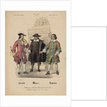 Costume design for the opera I masnadieri by Giuseppe Verdi, 1847-1848 by Anonymous