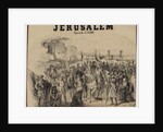Opera Jérusalem by Giuseppe Verdi, on 26 November 1847 by the Paris Opera at the Salle Le Peletier ( by Anonymous