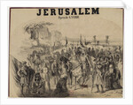 Opera Jérusalem by Giuseppe Verdi, on 26 November 1847 by the Paris Opera at the Salle Le Peletier ( by Anonymous
