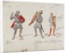 Costume design for the opera Jérusalem by Giuseppe Verdi, on 26 November 1847 by the Paris Opera at by Anonymous