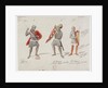 Costume design for the opera Jérusalem by Giuseppe Verdi, on 26 November 1847 by the Paris Opera at by Anonymous