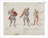 Costume design for the opera Jérusalem by Giuseppe Verdi, on 26 November 1847 by the Paris Opera at by Anonymous