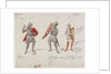 Costume design for the opera Jérusalem by Giuseppe Verdi, on 26 November 1847 by the Paris Opera at by Anonymous