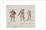 Costume design for the opera Jérusalem by Giuseppe Verdi, on 26 November 1847 by the Paris Opera at by Anonymous