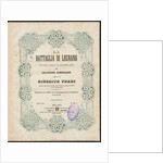 Cover of the vocal score of opera La battaglia di Legnano by Giuseppe Verdi, 1860 by Anonymous