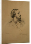 Portrait of the tenor Giovanni Matteo Mario, 1858 by Anonymous