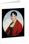 La Belle Zélie (Portrait of Madame Aymon), 1806 by Anonymous
