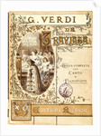 Cover of the vocal score of opera La Traviata by Giuseppe Verdi, 1853 by Anonymous