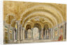 The great castle room, Act III, Set design for opera Otello by Giuseppe Verdi, world premiere, La Sc by Anonymous