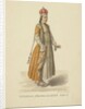 Kazan Tatar Girl in Fur Coat of 1830 by Anonymous