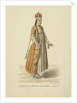 Kazan Tatar Girl in Fur Coat of 1830 by Anonymous