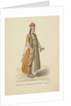 Kazan Tatar Girl in Fur Coat of 1830 by Anonymous