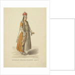 Kazan Tatar Girl in Fur Coat of 1830 by Anonymous