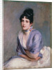Portrait of Elizabeth Lily Millet, née Merrill, ca 1885 by Anonymous