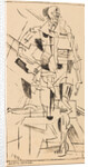 Dynamic figure. From: On New Systems in Art, 1911 by Anonymous