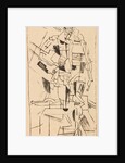 Dynamic figure. From: On New Systems in Art, 1911 by Anonymous