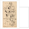 Dynamic figure. From: On New Systems in Art, 1911 by Anonymous