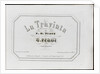 La Traviata: first edition of the original version, 1854 by Anonymous