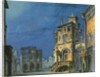 Set design for opera Simon Boccanegra by Giuseppe Verdi, 1881 by Anonymous