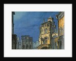 Set design for opera Simon Boccanegra by Giuseppe Verdi, 1881 by Anonymous