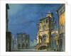 Set design for opera Simon Boccanegra by Giuseppe Verdi, 1881 by Anonymous