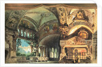 Set design for the Opera Don Carlos by Giuseppe Verdi. Milano, Teatro alla Scala, 1.10.1884, 1884 by Anonymous