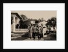 Emperor Nicholas II. accompanied by General Mikhail Putjatin at the exhibition in Tsarskoye Selo, 19 by Anonymous