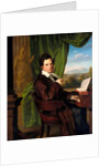 Portrait of the composer Heinrich Maria Schmidt, 1835 by Anonymous
