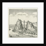 Wildenstein castle. Topographia Sueaviae, 1643 by Anonymous