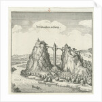 Wildenstein castle. Topographia Sueaviae, 1643 by Anonymous