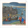 Boats readied for departure at Martigny on the river Dranse in Switzerland by Anonymous