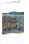 Boats readied for departure at Martigny on the river Dranse in Switzerland by Anonymous