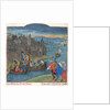 Boats readied for departure at Martigny on the river Dranse in Switzerland by Anonymous