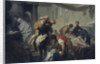 Saint Camillus de Lellis saves the sick of the Ospedale di Santo Spirito in Sassia during the floodi by Anonymous