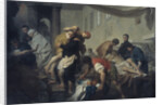 Saint Camillus de Lellis saves the sick of the Ospedale di Santo Spirito in Sassia during the floodi by Anonymous
