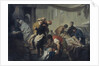 Saint Camillus de Lellis saves the sick of the Ospedale di Santo Spirito in Sassia during the floodi by Anonymous